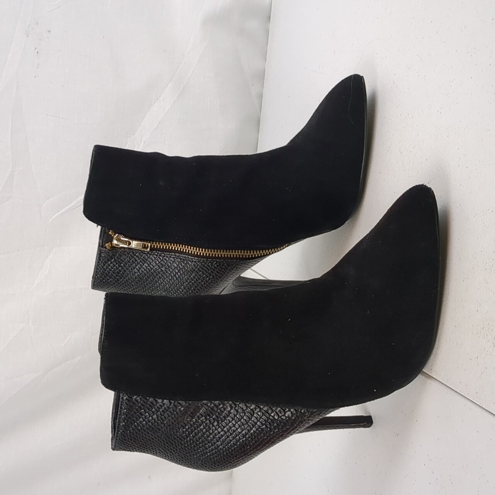 Steve Madden Dace Women's Ankle Zip Heeled Boots Black 9.5M